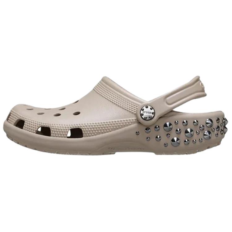 Crocs Classic Studded Clog Taupe Unisex 211596-214 36-37
