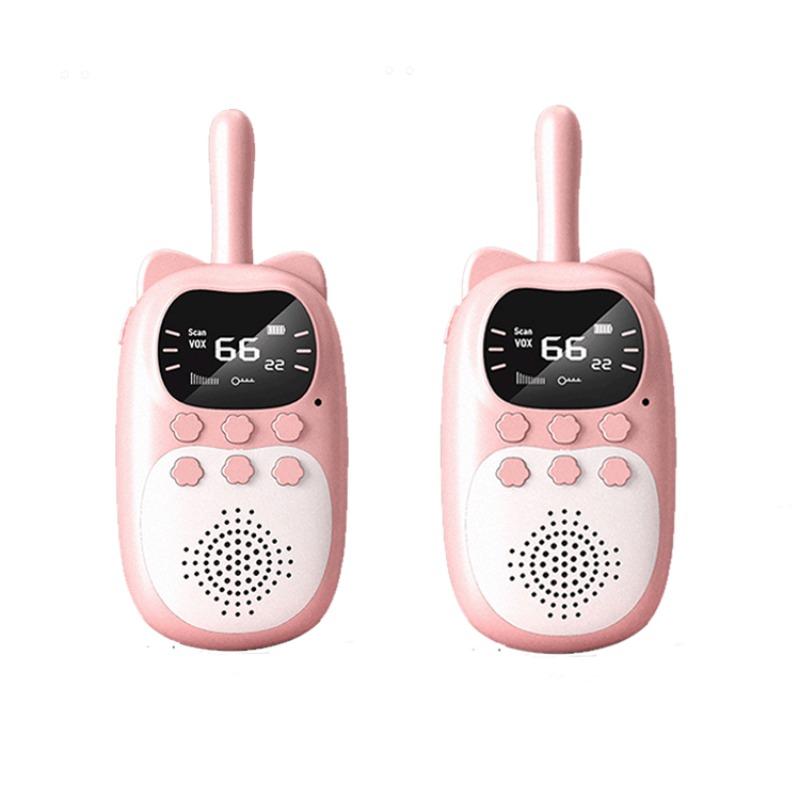 New Walkie Talkie 2pcs Kids Long Distance Electronic Toys Children Baby Radio Phone for Boys Girls Christmas Birthday Gift