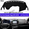 Car Dashboard Cover Dash Mat Dash Board Pad Carpet Dashmat Anti-UV For Ford Escape Kuga 2013 2014 2015 2016 2017 2018