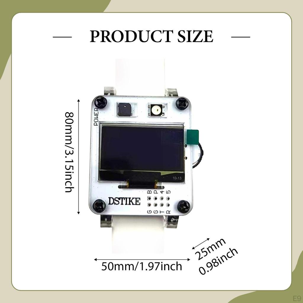 Deauther Smartwatch Development Board Educational Tool Protection Wristwatch Testing Networks for
