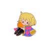 Lustige Niedliche Anime Schwarz Weiß Farben Hexe Katze Emaille Anstecknadeln Maus Mond Umhang Magie Rosa Halloween Goldene Pins
