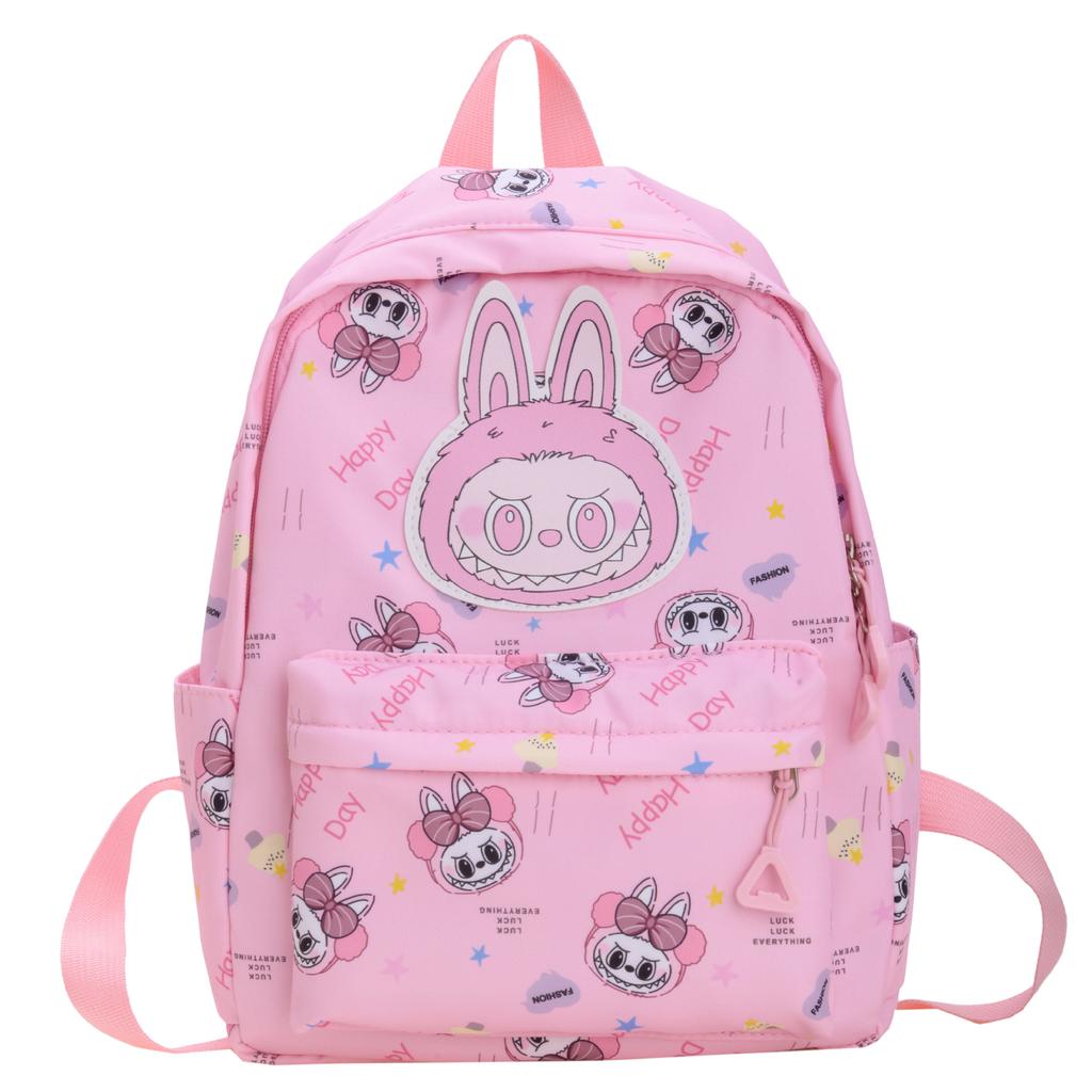 Kindergarten Primary School Students Schoolbag Cute Cartoon Foreign Style Printing Baby Backpack Large Capacity Children'S Backpack