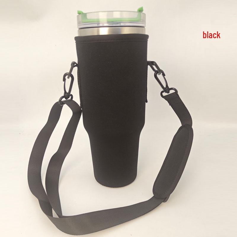 Neue 40oz Ice Buster Becherhülle mit verstellbarem Schultergurt, Tauchmaterial, Keine Seitentasche - Tragbarer Auto-Becherhalter