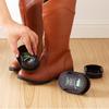 1 Pezzo Spazzola per Scarpe a Doppia Faccia Quick Shine Multifunzionale Lucidatura Pelle Cera Liquida Incolore Lucida Spugna Lucidatrice Scarpa