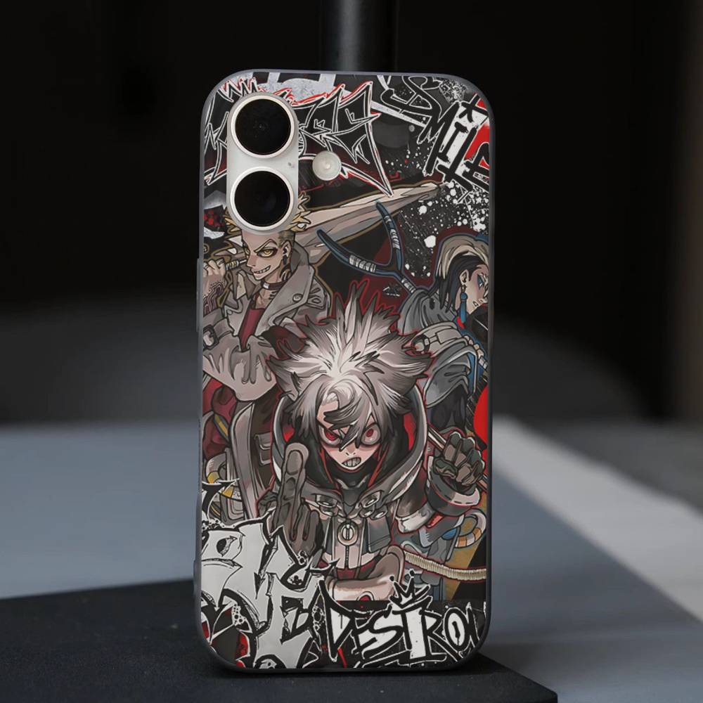 Anime Gachiakuta Soft Corrugated Phone Case For IPhone 11 12 13 14 15 16 17 Pro Max Plus Ripple Silicone Cover