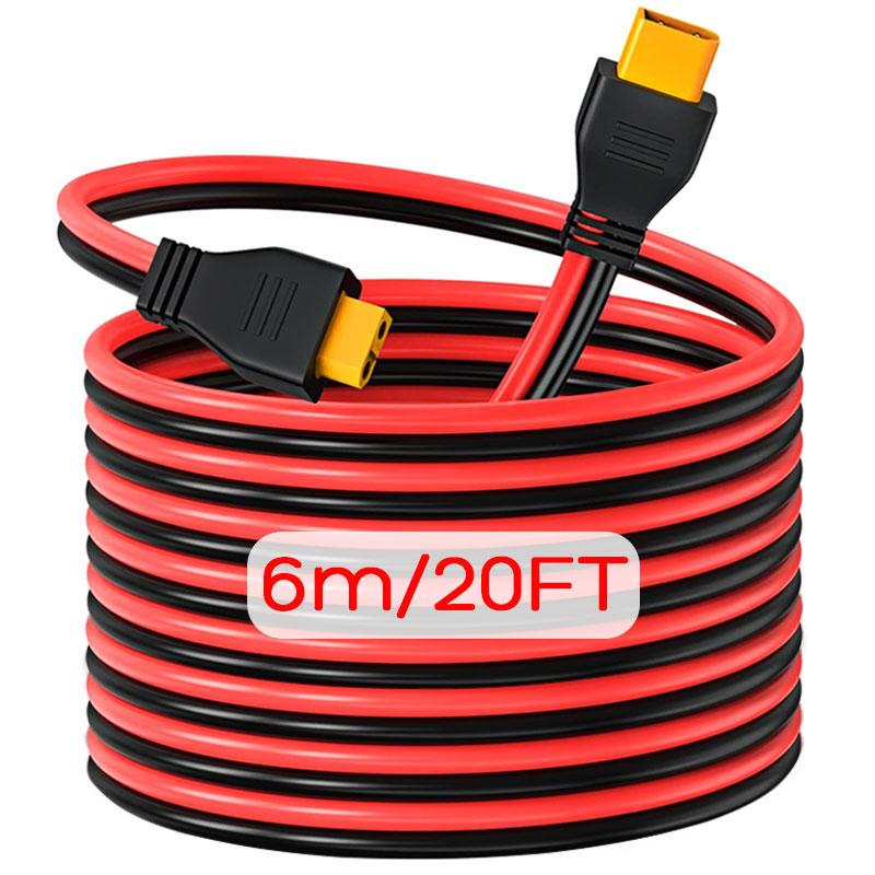 Upgraded 6m/20FT 12AWG XT60 Male to
