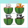 Chis Sweet Home Cat Pvc Figurine Set With Garden Style For Home Decor And Gift Giving