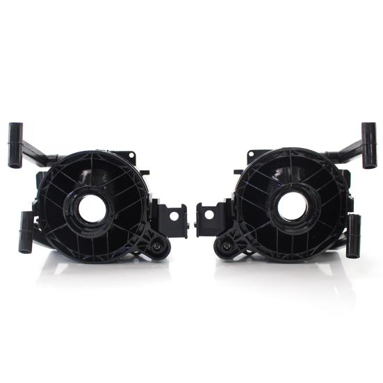 Fog Light Bezel Durable Easy Installation Round Right/Left Lamp Housing Replacement 63176943415 63176943416 for BMW 7 Series E65 E66 E67