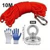 Super Strong Pull Force Round Neodymium Magnet with Eyebolt Strong Magnetic Ring Salvage Magnet In Water