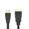 Mini HDMI-compatible To HDMI Cable 1080p 3D Gold Plated Plug For Monitor Tablet Camera DV Graphics Card HDTV Display Projection