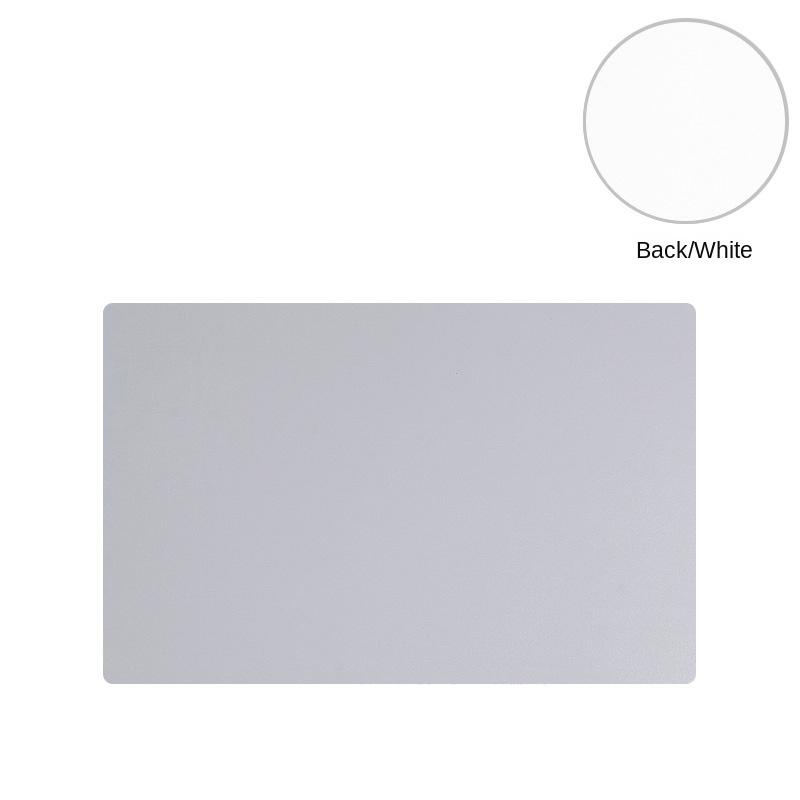 Double-Sided Solid Color PU Leather Placemat Waterproof Oil-Proof Disposable Western-Style Placemat Solid Color Household PVC Anti-Scald Placemat