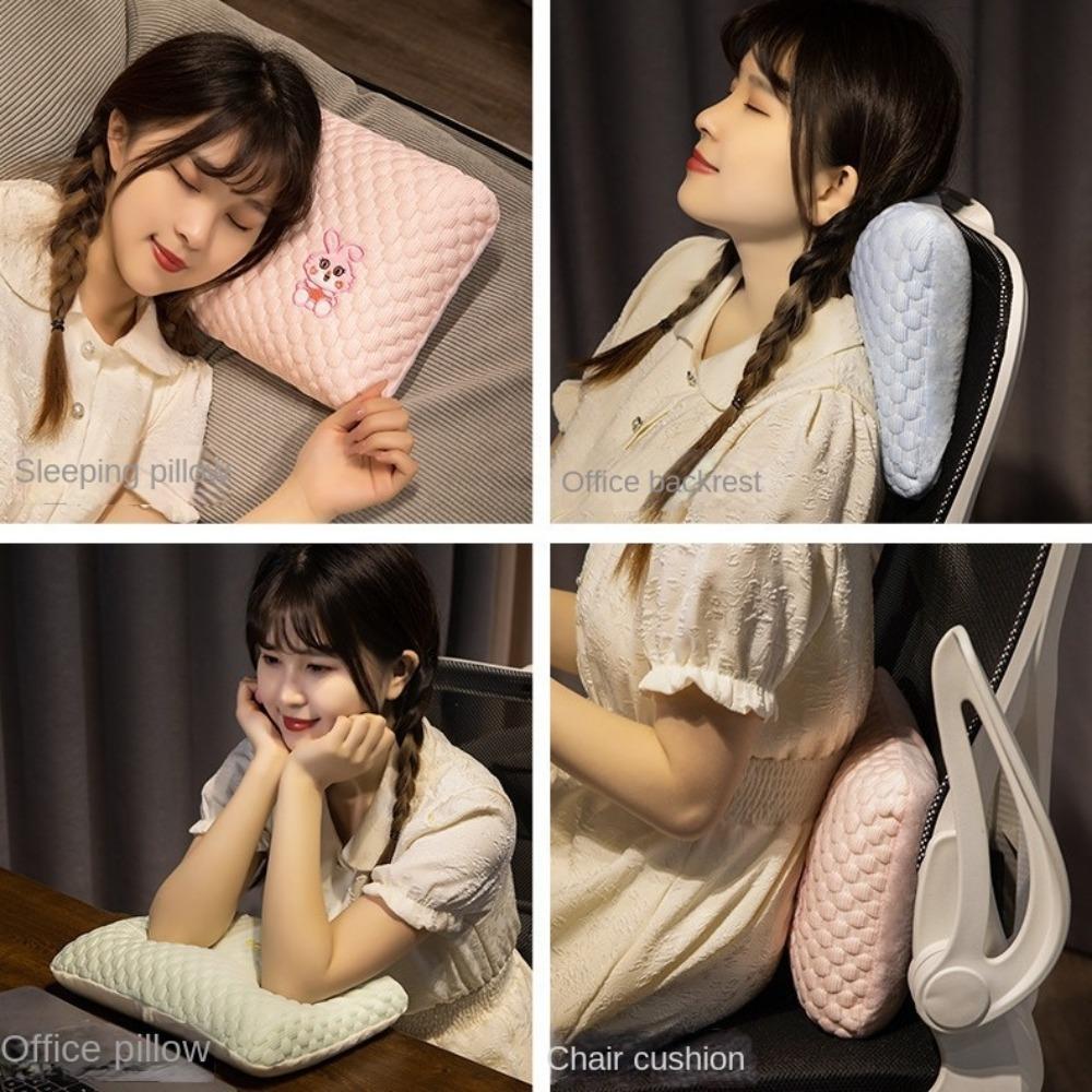 Breathable Afternoon Nap Pillow Soft Material Children Pillow  Office Lunch Break