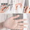 Reusable Halloween Party Decor Gauze Fabric, White/Black Creepy Cloth for Spooky Drapey Scrim Porches Decks Haunted House Decorations, Indoor Outdoor