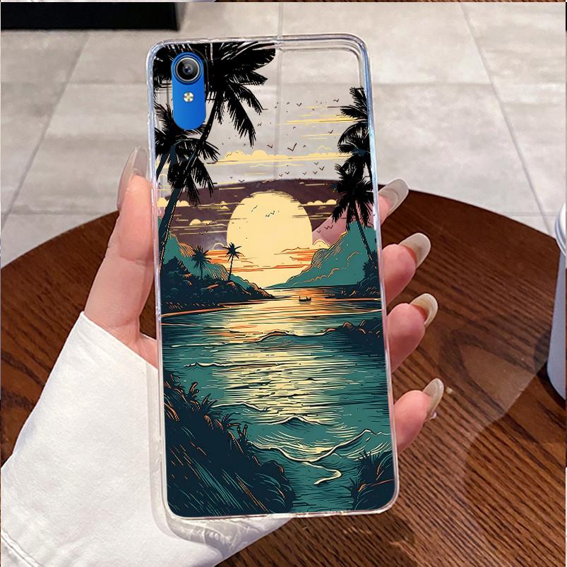 Case For Vivo Y91C / Y1S / Vivo 2015 / 1820 Luxury Cute Love Rabbit Funny Pattern Casing Ultra Thin Slim Clear Soft Phone Case