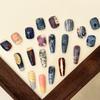 10 Rotoli Pellicole Colorate per Unghie Carta Transfer Scacchi Leopardo Adesivi Nail Art Set Manicure Effetto Jeans DIY Nastro Decalcomania