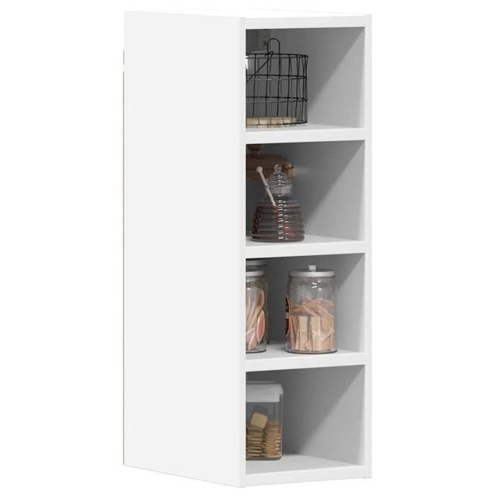 VidaXL Hanging Cabinet "Riga" White 20 X 29.5 X 60 Cm Engineered Wood 854157