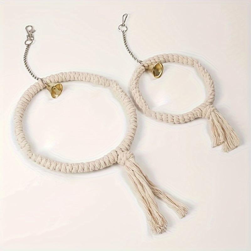 Birds Can Use Hanging Rings, Parrot Swing Toys with Bells, Sturdy and Durable, Additions for Birdcages