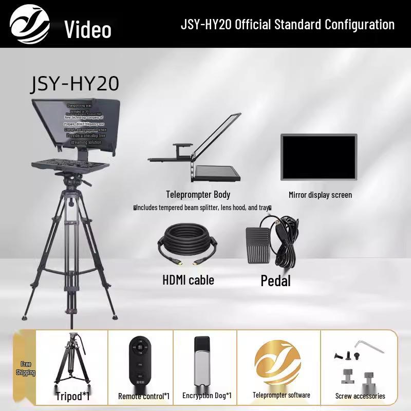 JSY-HY20 Хост для DSLR-камеры для прямых трансляций и видеозакадрового озвучивания с 20-дюймовым планшетом