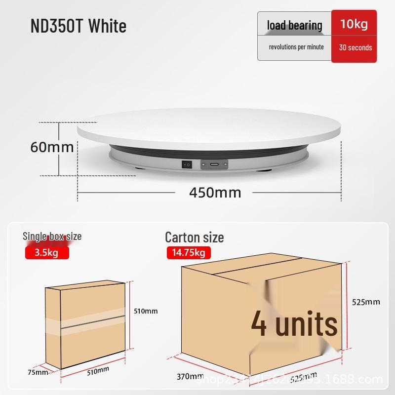 Automatic Rotating Display Stand for Live Streaming, E-commerce, Figurines, and Panoramic Photo/Video Shooting