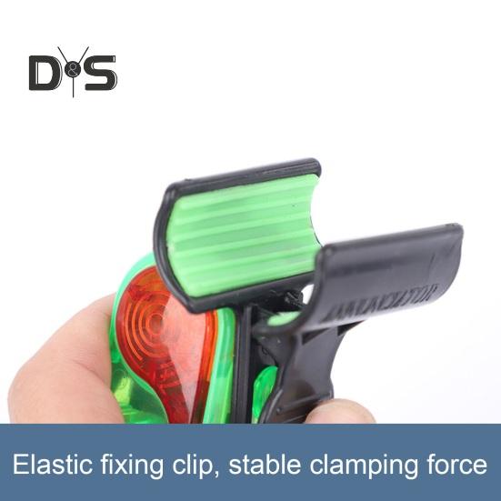 2Pcs Fishing Bite Alarm Lamp with Clip Night Fishing Rod Alert Light Electronic Bite Indicator Strike Sensor LED Lamp Sea Fishing Accessories