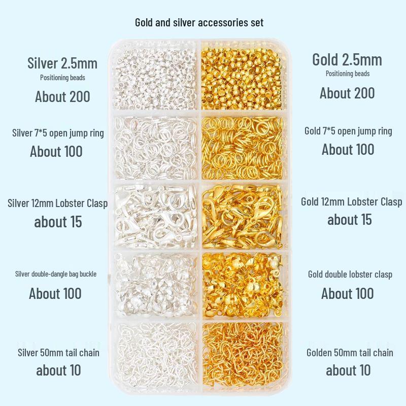 24-Compartment Glass Seed Beads Set: Solid Color DIY Jewelry Making Accessories