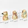 Easter Three Bunnies Set Resin Crafts Home Decorations Outdoor Ornaments