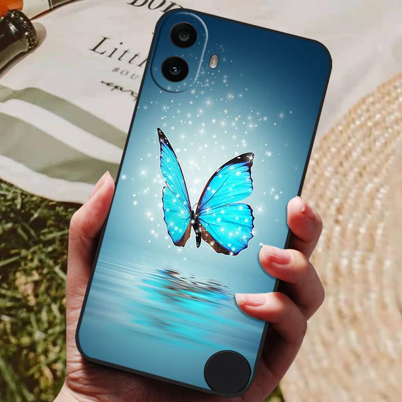 For Nothing CMF Phone 1 Case Luxury Silicone TPU Soft Phone Cover for Nothing CMF Phone 1 Phone1 Shockproof Funda Shell Cute Cat