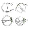 Fishing Wire Stainless Wire Traces Leader, Fishing Rigs with Swivels Snaps Beads