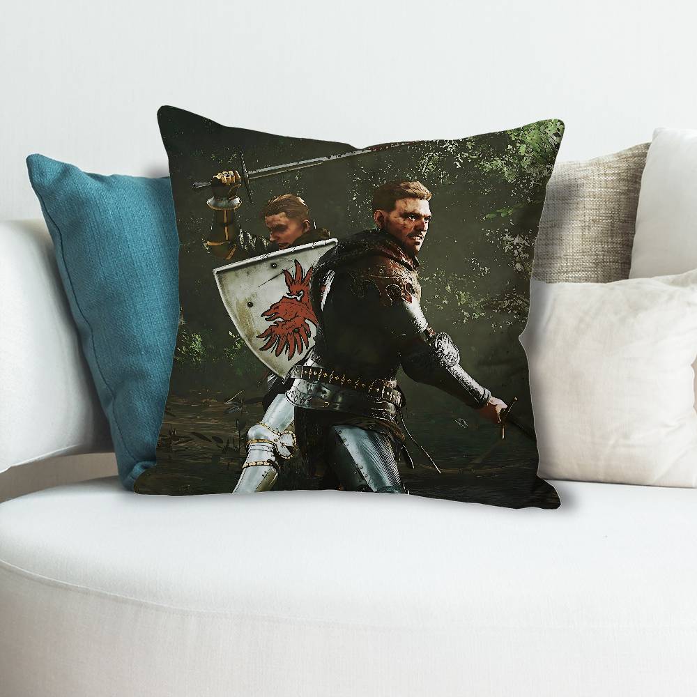 KKingdom Come DDeliverance Pillow Cases for Bedroom Living Room Sofa Home Decor Polyester Cushion Cover with Zipper
