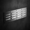 Horizontal Slat Ventilation Panel Surface-Mount for Built-in Barbecue Enclosures
