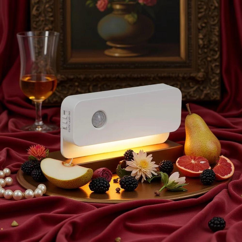 Small Design Magnetic Lights Mini Size Rechargeable Lamp Wireless Lamp Stairs Lighting