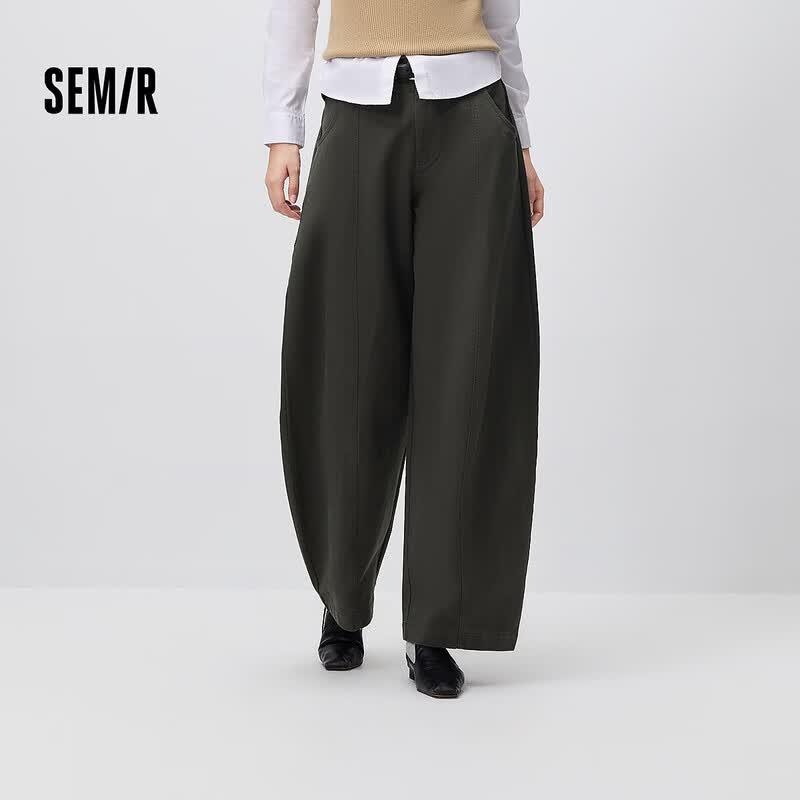 Semir Women s Relaxed Fit Curved Leg Trousers XL