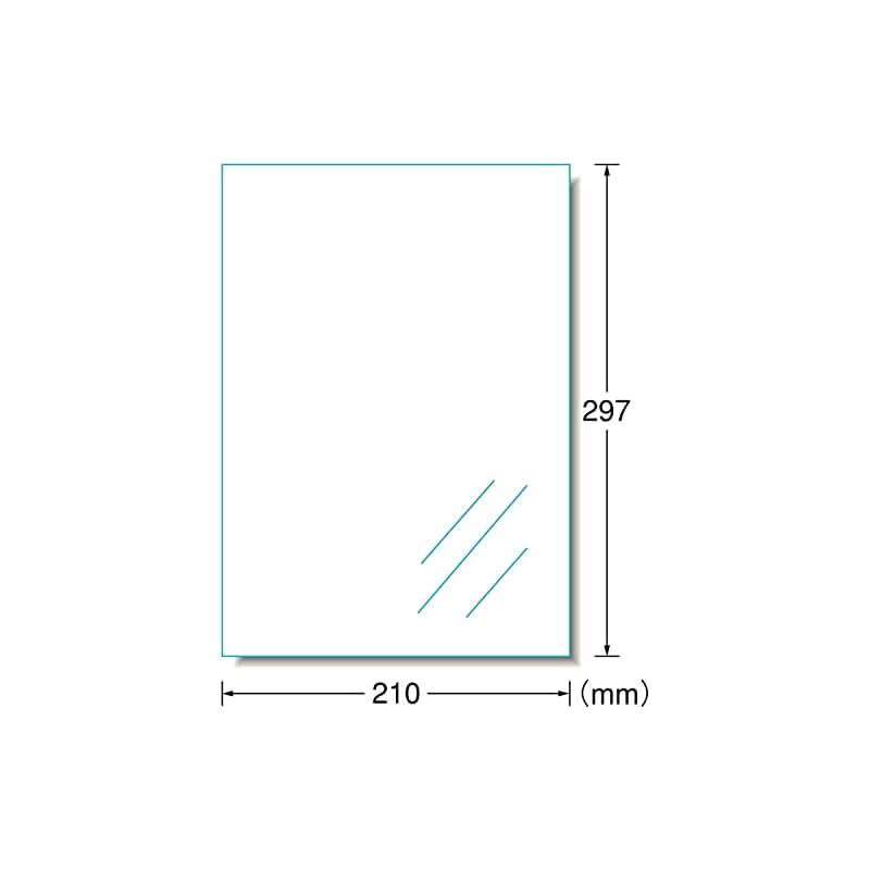 [] A-One OHP Film 27077G Inkjet A4 210 mm x 297 mm 100 Sheets Limited Edition Single Piece Size 210mm x 297mm Green Purchasing Law Compliant