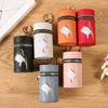 New embroidered lychee pattern lipstick bag change bag keychain girls pendant earphone bag mouth red envelope