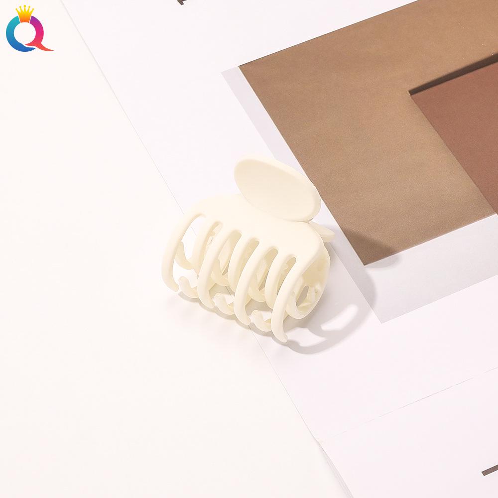 Ki Yue Korean Matte High Ponytail Small Claw Clip for Versatile Updo Hair Styling