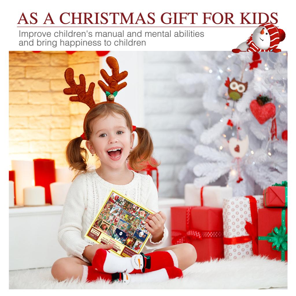 Advent Calendar Puzzle 24 Days Of Nativity Scene Countdown Calendar Multifunctional Christmas Toys Gifts For Kids Advent