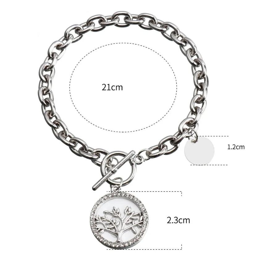 

Модный браслет с цепочкой Love Pearl из двух слоев для женщин One Size серебряный