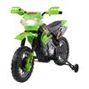Elektrisches Kindermotorrad, Motocross für Kinder mit 6V-Akku, Scheinwerfern, Musik und Stützrädern, 3 bis 6 Jahre, Belastung 25KG