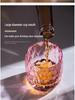 Handcarvat K9-kristallwhiskyglas - Lyxig Edo Kiriko Stjärnburst Design