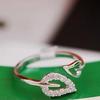 Party Leadership Commitment Gift Shining Bright Elements Rings For Women Lovers Open Ring