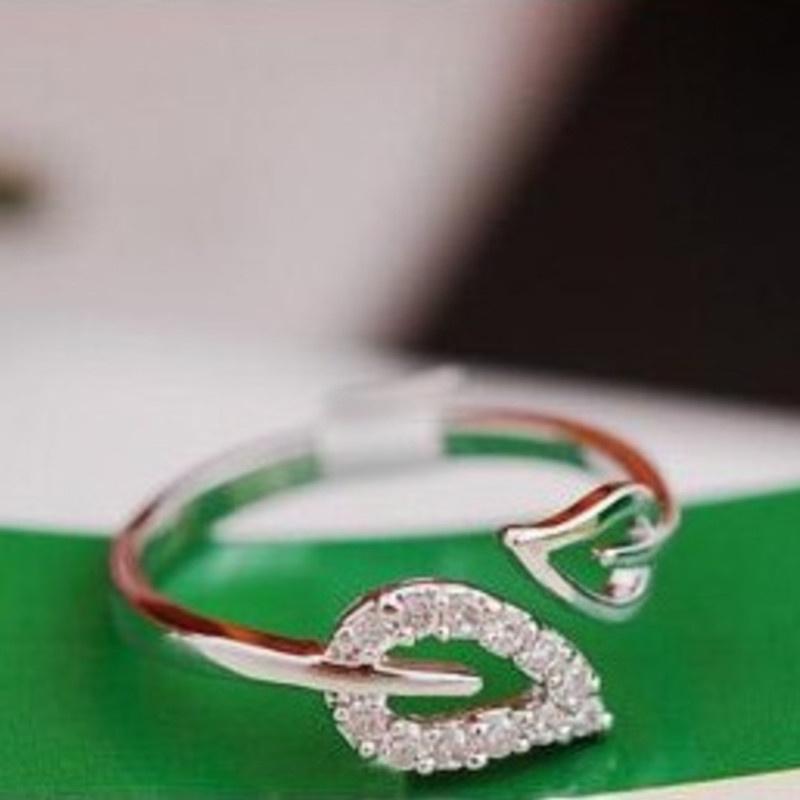 Party Leadership Commitment Gift Shining Bright Elements Rings For Women Lovers Open Ring