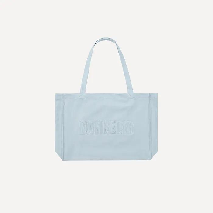 DANKEDIR logo cotton bag - skyblue