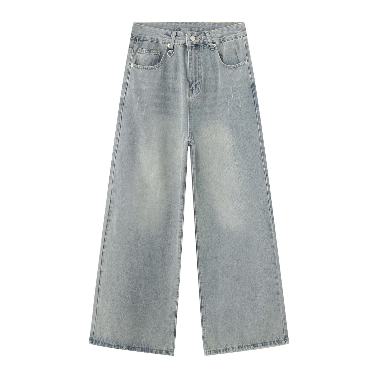 

Новые мужские свободные широкие широкие брюки Harajuku, модные повседневные джинсы XL