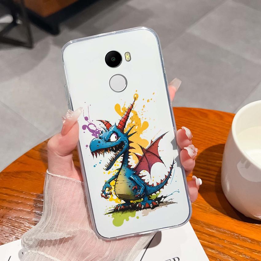 Hülle Für Redmi 4 3 6 Pro 4A 4X 5A 5 Plus K90 Niedliches Haifischkatzenmuster Handyhüllen Weiche Ultra Dünne TPU Silikon Anti-Rutsch-Schale Für Redmi Klare Rückabdeckung