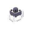 100PCS Tact Switch Push Button DIP 4 Pin Tactile Push Button 6X6X5mm Momentary Tactile Switch Button Electronic Components