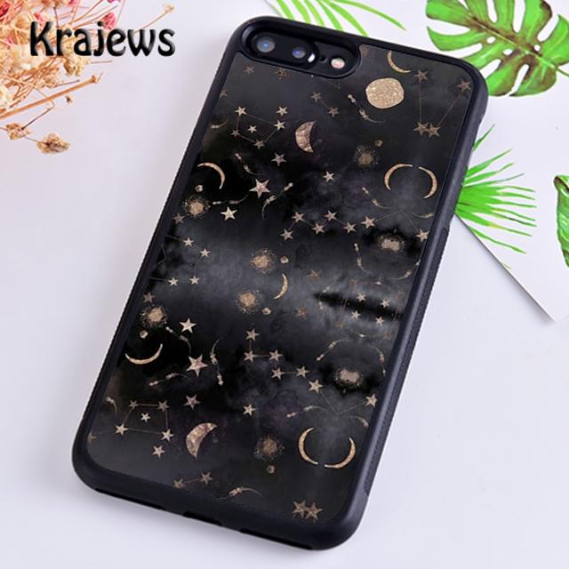 Krajews Starry Night space constellations stars Phone Case For iPhone 17 Air 16 15 14 plus 11 12 13 pro max coque Fundas