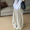 Coffee Scimitar Pants Women's Summer Thin High Waist Loose Pendant Lazy Casual Quick-drying Wide-leg Pants