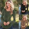 Elegant Lace Patchwork Long Sleeve Cotton Blouse For Women Geometric Design