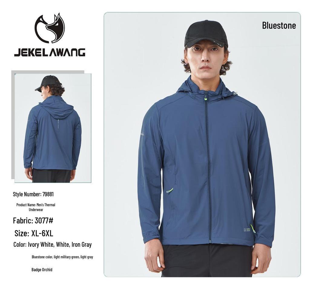 Ice Silk Anti-UV Sun Protection Jacket for Men & Women – Cool, Breathable, Lightweight Outdoor Wear