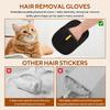 Pet Hair Removal Tool Reusable Static Removal Gloves, Double-Sided Grooming Gloves for Pets, Removes Pet Fur Hair for Carpets